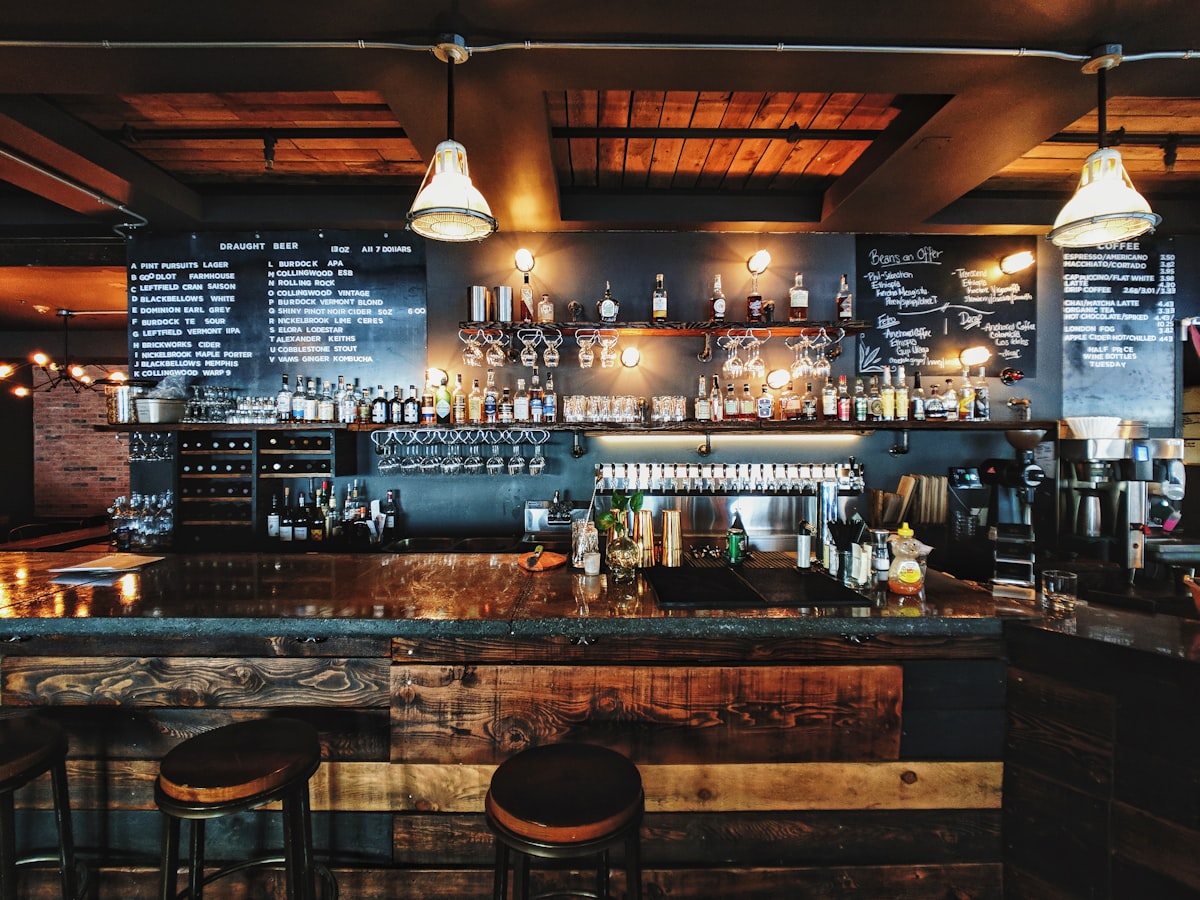 Historic brasserie interior Devrient Ghent